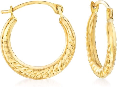 Ross-Simons 14kt Yellow Gold Jewelry Set: 3 Pairs Of Hoop Earrings in Saudi Arabia