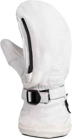 Swany Women's Legend Touch-Screen Compatible Insulated Warm Durable Leather Winter Ski Mittens in Saudi Arabia