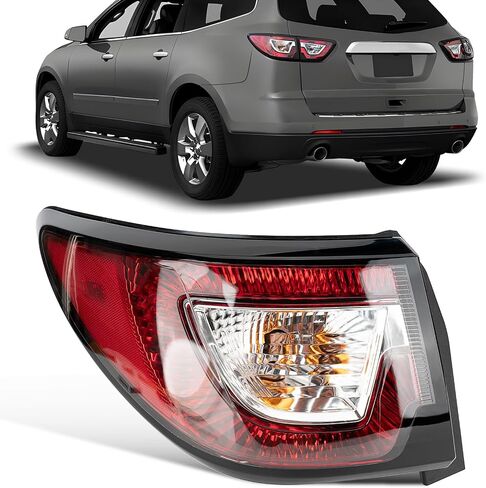 Tail Lights Fit For Chevy Chevrolet Traverse 2013 2014 2015 2016 2017 Rear Brake Back Up Cover Taillights Lens Assembly Left Driver Side Replaces 23301756 GM2805112 84266019(Lamp Included) in Saudi Arabia