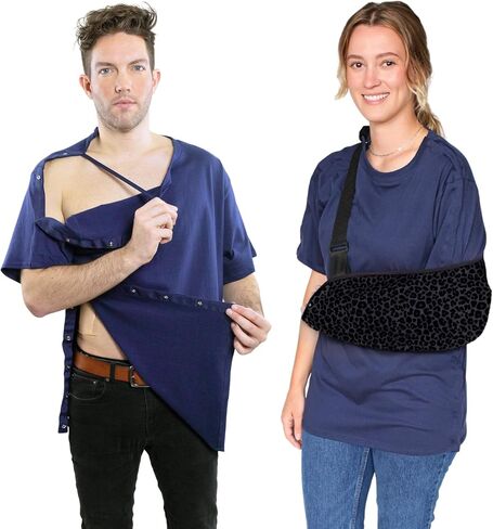 Post Surgery w/L&R Snaps (Grey,XL) in Kuwait