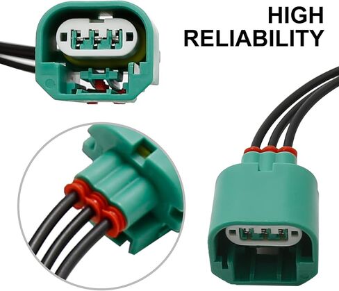68064997AA Headlight Connector Wiring Harness Fit for Jeep Headlight Daytime Running Lamp Parking Light Wire Connectors Replaces # H13/9008 in Saudi Arabia