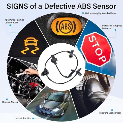 2 قطعة 57450-SNA-003 57455-SNA-003 مستشعر سرعة العجلة يسار/يمين-يصلح لهوندا سيفيك 2006-2011 in Kuwait