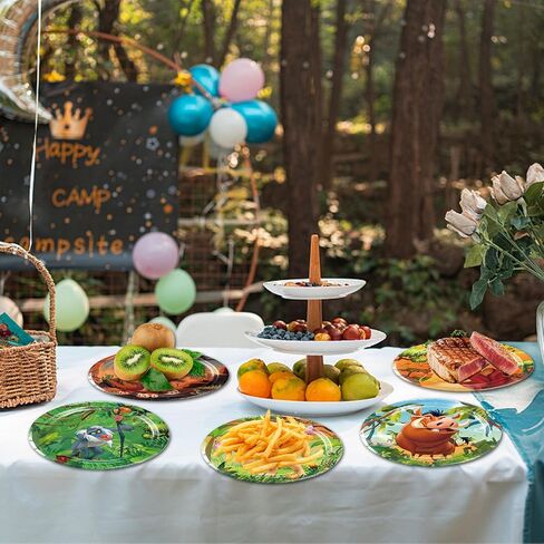 60pcs Lion King Birthday Party Supplies,Lion King Birthday Party Plates for Lion King Theme Party Decorations Birthday Baby Shower Decorations in Saudi Arabia