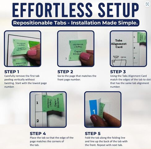 Book Tabs for 2024 HCPCS Level II Expert AAPC Version. Laminated, Color-Coded, and Repositionable with Alignment Card for Easy Application. (Book not Included) in Saudi Arabia
