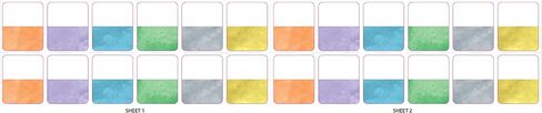 tabbies Study Signals, Writable, Reusable Wordless Book Asst. Colors, Mark Your Place & Flag Important Information, 24 Tabs/Pack (58253) in Saudi Arabia