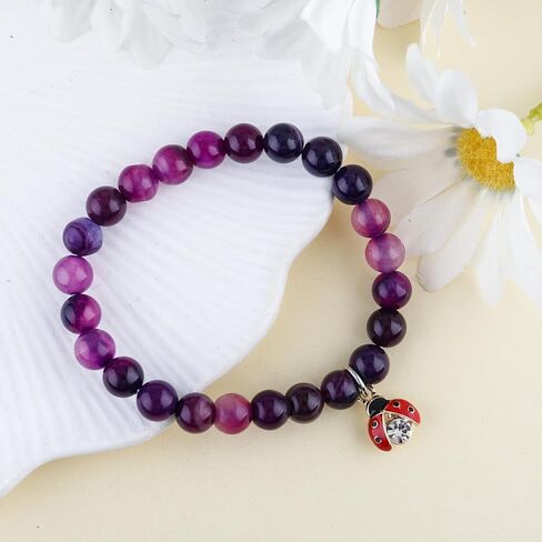 PARTNER Ladybug Coworker Leaving Gifts for Women Men Farewell Gifts Going Away Gifts Retirement Gifts for Coworkers Boss New Job Gifts Good Luck Bracelet to Work Friends with Gift Box, Message Card in Kuwait