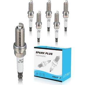 93501 LKAR7BIX-11S Spark Plugs Double Iridium 6PCS (3.5L V6) 2007-2020 For Nissan 350Z Altima Maxima Murano Pathfinder Quest,For INFINITI EX35 FX35 M35 Q50 Q70 QX60,Replace # 92274 92649
