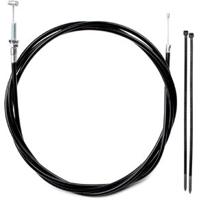75'' Universal Throttle Cable kit for 90cc 110cc 125cc 150cc Kandi Go Cart Kart Mini Bike Motorcycle Gas Scooter Dirt Bike Buggy Lawn Mower Heavy Duty Yerf Dog