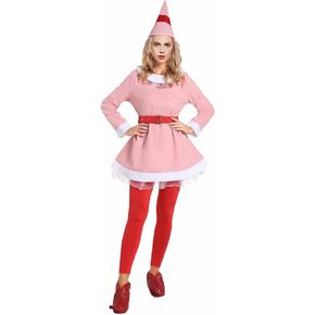 Women Elf Costume Christmas Cosplay Costume Full Set