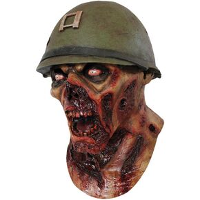 Ghoulish Productions Captain Lester Mask, Zombies Mask, Captain Zombie Mask Halloween, Zombies Mask Line, Adult Mask. One Size Latex Mask