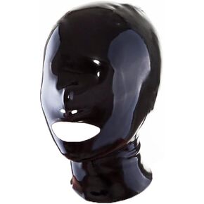 Unisex Latex Rubber Mask Party Accessories Club Hood With The Hole For Mouth