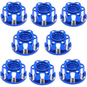 Alloy M4 RC RC Wheel Hex Nuts for 1/10 Crawler TRX4 TRX6 Axial SCX10 90046 AXI03007 Redcat D90 Slash 2WD MST Upgrade Part 8 Pcs/Set （Navy Blue） in Kuwait