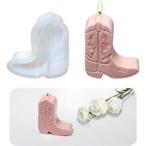 Creative Shoe Candle Silicone Mold - Handmade Christmas Candle Making, Perfect Choice for DIY Candle Enthusiasts