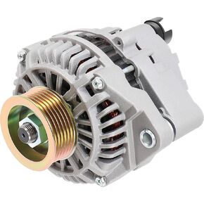 New Alternator Compatible for Honda for Civic L4 1.6L 1996-2000 for Honda for Civic del Sol L4 1.6L 1996-1997, 75Amp/12Volt High Output Alternator Replaces 113035 AMT0091