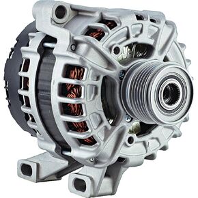DB Electrical 400-24260 Alternator Compatible With/Replacement For 2.5L 1 Clock 180 Amp Internal Fan Type Clutch Pulley Type Internal Regulator CW Rotation 12V Volvo S60 2012 2013 2014 2015 2016