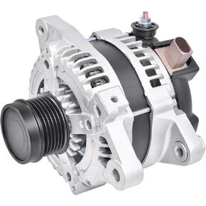 Replacement Alternator 125Amp Compatible with Toyot-a Corolla 2014-2019 L4 1.8L, 12V CW 6-Groove Clutch Pulley, Part # 104211-3300, 27060-0T240, 11776, 290-6337