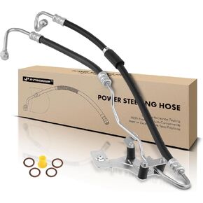 A-Premium Power Steering Hose Pressure Hose Line Assembly Compatible with BMW 328i xDrive 2009-2013 328xi 2007-2008 2.0L 3.0L Pump To Gear