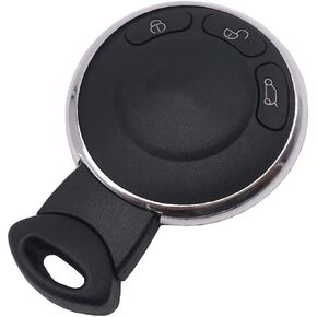 3 Buttons Key Fob Shell Case Fit for BMW Mini Cooper 2007-2014 Keyless Entry Remote Control Car Key Fob Cover Housing (1)