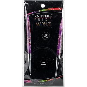 Knitter's Pride KP710090 11/8mm Marblz Fixed Circular Needles, 32"