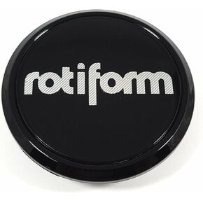 Rotiform 1005-41GBS Wheel Center Cap Gloss Black 3 Inch Outside Diameter 5 and 6 Lug R191