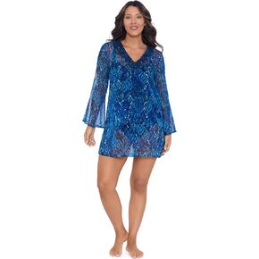 Women's Embroidered Coverup Dress