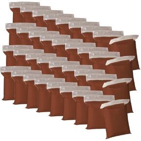 Reddish Brown Air Dry Clay for Kids - 36 Individually Bagged Airdry Clay for Arts & Crafts - Soft, Squishy Cosplay Foam Slim Clay for Home & School - Moldable, No-Mess Air Dry Modeling Clay