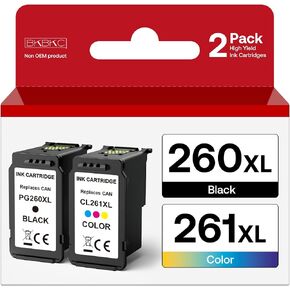 275XL 276 XL Ink Cartridges for Canon Ink 275 and 276 for Canon PG-275 CL-276 Ink Cartridges Compatible for Canon PIXMA TR4720 TS3522 TR4722 TS3500 TS3520 Printers (1 Black, 1 Tricolor)