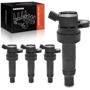 A-Premium Engine Ignition Coil Packs Compatible with Hyundai Veloster 2013-2017 Kia Forte Koup Forte5 L4 1.6L Turbocharged 4-PC Set