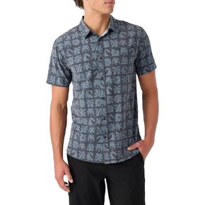 O'NEILL Mens Trvlr UPF Traverse Ss Standard Short Sleeve Button Up Shirt, Light Khaki, L