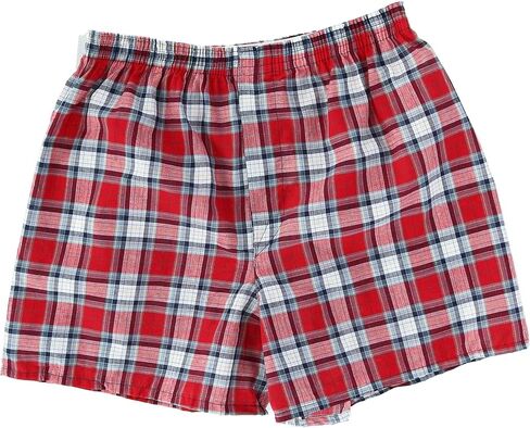 Fruit of the Loom Men's Woven Tartan and Plaid Boxer Multipack in Saudi Arabia