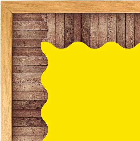Dark Wood Scalloped Bulletin Board Border Trim for Classroom School Decoration Teacher Students Supply for Chalkboard Whiteboard 52 Ft in Saudi Arabia