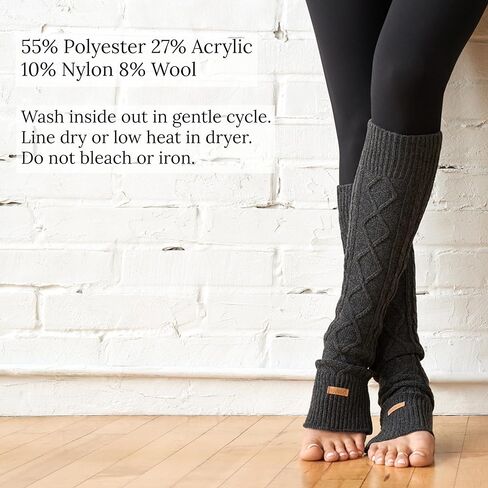 حذاء toesox النسائي للركبة العالية/الفخذ لتدفئة الساق للرقص واليوجا والأناقة in Kuwait