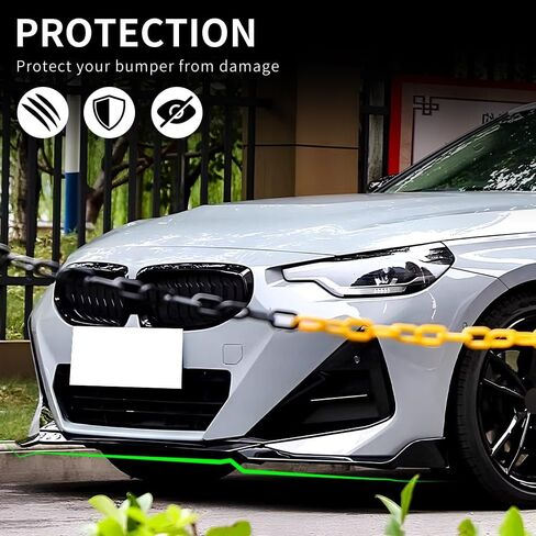 Front Lip Compatible with 2-Series (2014-2021) F22 M-Sport Model ABS Gloss Black Bumper Air Splitter (Gloss Black, F22) in Kuwait