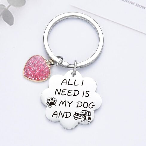 Dog Themed Gifts Dog Lover Gifts SUV Wrangler Gifts Dog Person Keyring Car Jewelry Veterinary Keychain in Saudi Arabia
