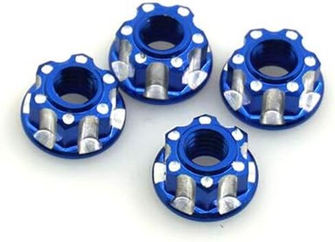 Alloy M4 RC RC Wheel Hex Nuts for 1/10 Crawler TRX4 TRX6 Axial SCX10 90046 AXI03007 Redcat D90 Slash 2WD MST Upgrade Part 8 Pcs/Set （Navy Blue） in Kuwait