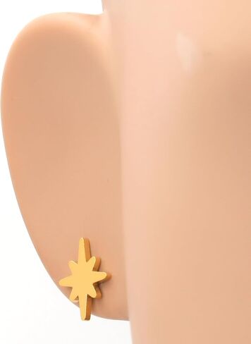 Steelmeup Stainless Steel Season Greeting Winter Holiday Post Stud Earrings Snowman Star Snowflake in Kuwait