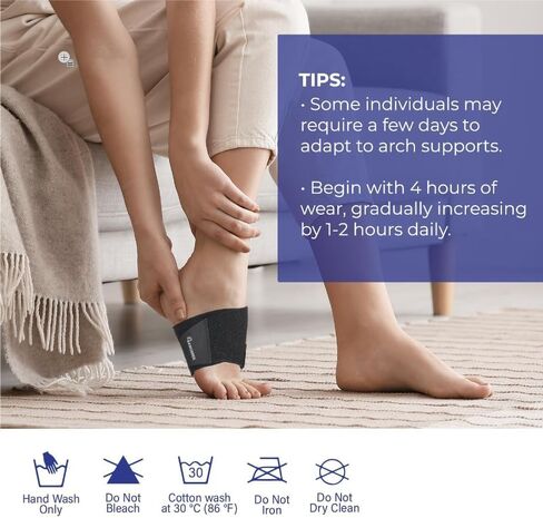 دعم القوس: دعم قوس القدم - إدراجات دعم القوس - تخفيف القوس - دعم تقويم العظام المحسن - الأقواس المسطحة - الأقواس الساقطة - القوس العالي - تخفيف آلام القدم - تخفيف التهاب اللفافة الأخمصية - عبوتان in Kuwait