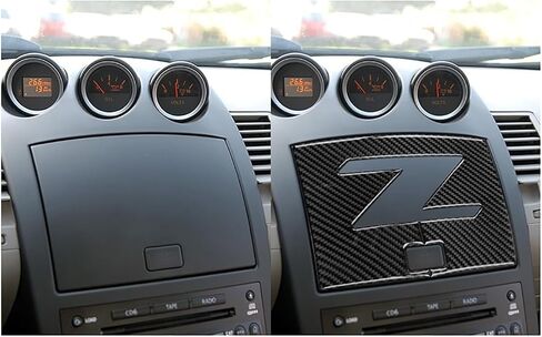 GIPFIREInterior Steering Wheel Panel Cover in Carbon Fiber Fit for Nissan 350z 2006-2009 in Kuwait