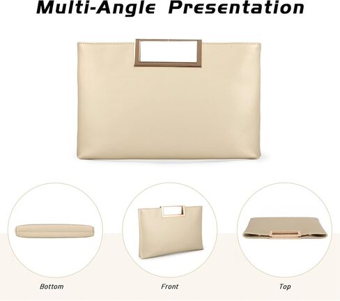 حقائب يد نسائية من Lanpet مصنوعة من جلد البولي يوريثان وحقائب يد مسائية لحفلات الزفاف وحفلات الزفاف مع حزام سلسلة in Saudi Arabia