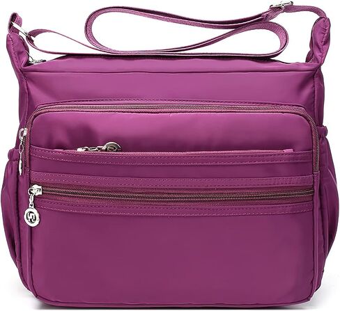 Women Crossbody bag Waterproof Shoulder Handbag Ladies Roomy Multi-Pocket Messenger Bag Travel Satchel Purse in Saudi Arabia