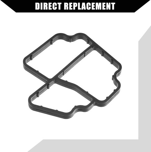 No.03L198441 Oil Cooler Gasket for Volkswagen Jetta 2009-2016 / Inner Engine Oil Filter Adapter Gasket/Durable Rubber / 1Set Black in Saudi Arabia
