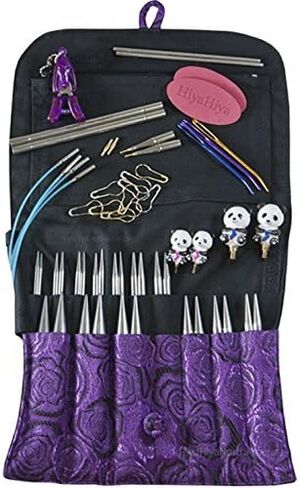 مجموعة إبر قابلة للتبديل من HiyaHiya Sharp إصدار محدود (فولاذ مقاوم للصدأ، 4 بوصة، 13 طرف، ألوان مختلفة) in Kuwait