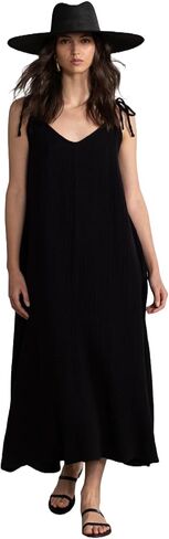 Gottex Beach Life 100% Cotton Sleeveless Maxi Tie Dress Swimsuit Coverup for Women, One Size Fits Most - Elegant Beachwear in Saudi Arabia