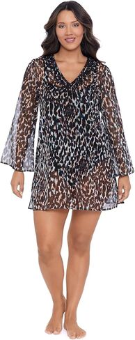 Women's Embroidered Coverup Dress in Kuwait