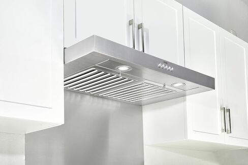KOBE INX2930SQBF-500-2 Insert Range Hood, 30-Inch, Stainless Steel in Saudi Arabia