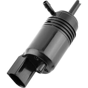Front Windshield Washer Pump w/Grommet 385-232316A Compatible with Chevy Colorado Corvette Silverado 1500 2500 3500 Replacement for GMC Acadia Canyon Sierra 1500 2500 Replaces 22999423 84518407