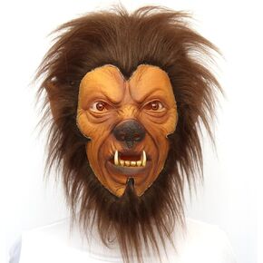 Madcap Monkey Mayhem: Unleash Halloween Fun with our Crazy Monkey Head Mask!