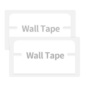 2Pcs Double Sided Strong Adhesive for Wall Mirror | 10 x 7 x 0.2cm Square Fixing Adhesive Pad with Removable Stickers | Clear Adhesive Tape with Non-destructive Removal |Mirror Mounting Accessories