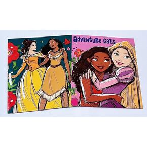 Adventure Girls Folders Bundle - Moana, Rapunzle,Bella - Set of Two 3-Hole 2-Pocket Portfolio Folders