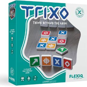 WHAT DO YOU MEME? Trixo — Fast-Paced Tile Stacking Strategy Game by FlexiQ, Brain Teasers for Kids 7+, Board Games for Family Night